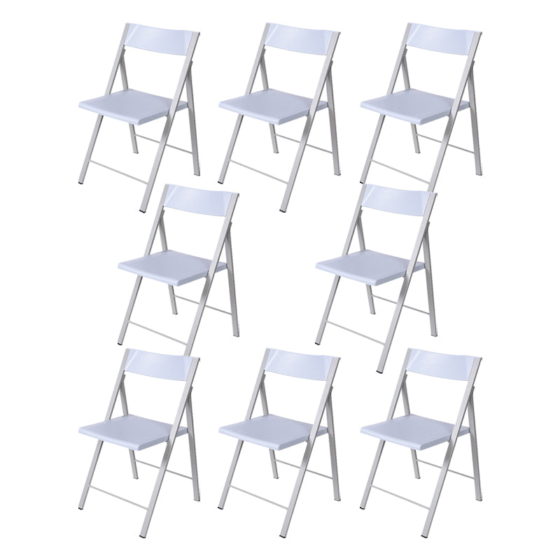 Contemporary No Wheels Office Chair Conference Low Back Guest Chair White 8 Piece Set Clearhalo 'furn' 'furn_office_chair' 'Furniture' 'Office Chairs' 'Office Furniture' 'office_chair' 6275553