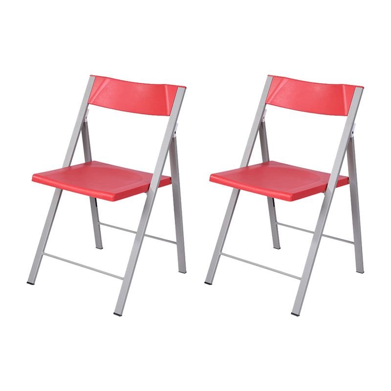 Contemporary No Wheels Office Chair Conference Low Back Guest Chair Red 2 Piece Set Clearhalo 'furn' 'furn_office_chair' 'Furniture' 'Office Chairs' 'Office Furniture' 'office_chair' 6275555