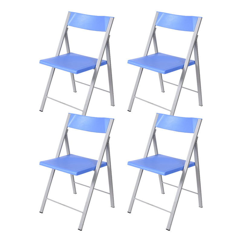 Contemporary No Wheels Office Chair Conference Low Back Guest Chair Light Blue 4 Piece Set Clearhalo 'furn' 'furn_office_chair' 'Furniture' 'Office Chairs' 'Office Furniture' 'office_chair' 6275560