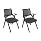 Mid Back Home Office Chair Black Frame Conference Chair Arm Chair Black 2 Piece Set Clearhalo 'furn' 'furn_office_chair' 'Furniture' 'Office Chairs' 'Office Furniture' 'office_chair' 6275575