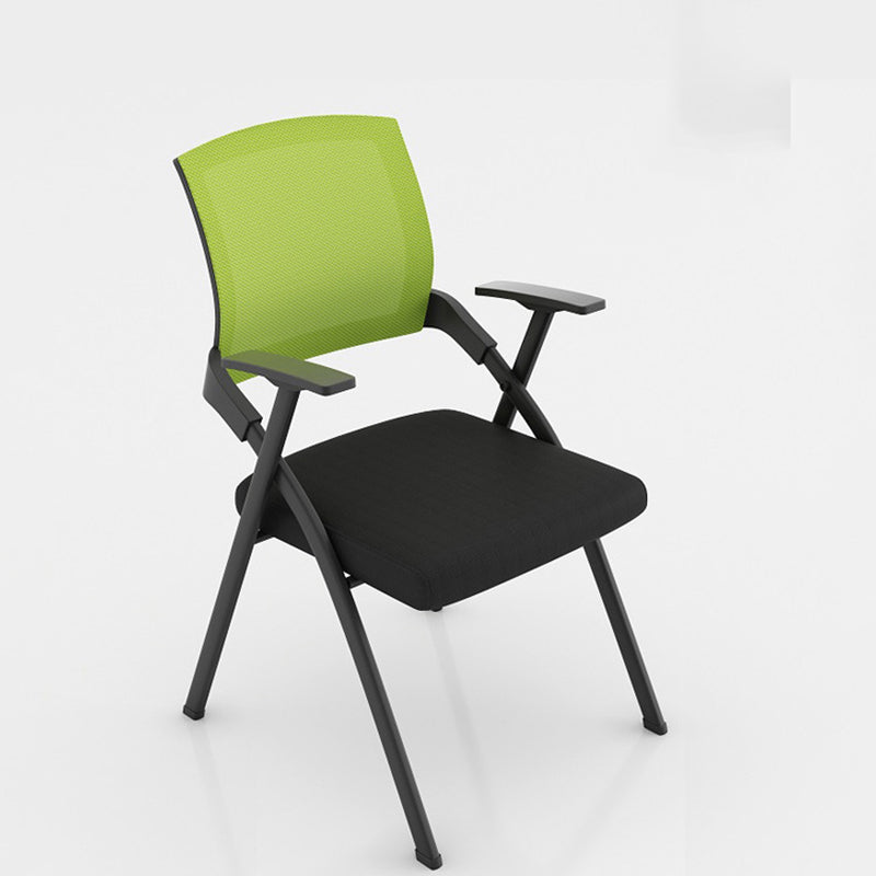 Mid Back Home Office Chair Black Frame Conference Chair Arm Chair Clearhalo 'furn' 'furn_office_chair' 'Furniture' 'Office Chairs' 'Office Furniture' 'office_chair' 6275577