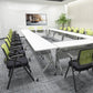 Mid Back Home Office Chair Black Frame Conference Chair Arm Chair Clearhalo 'furn' 'furn_office_chair' 'Furniture' 'Office Chairs' 'Office Furniture' 'office_chair' 6275578