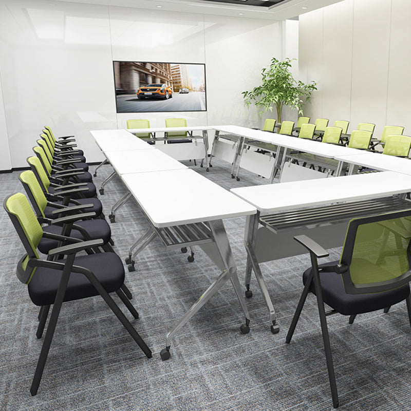 Mid Back Home Office Chair Black Frame Conference Chair Arm Chair Clearhalo 'furn' 'furn_office_chair' 'Furniture' 'Office Chairs' 'Office Furniture' 'office_chair' 6275578