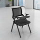 Mid Back Home Office Chair Black Frame Conference Chair Arm Chair Textured Black 1 Piece Clearhalo 'furn' 'furn_office_chair' 'Furniture' 'Office Chairs' 'Office Furniture' 'office_chair' 6275588