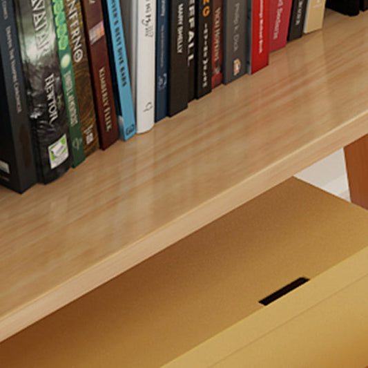 Modern Ladder Shelf Bookcase Rubberwood Bookshelf for Living Room Clearhalo 'Bookcases' 'furn' 'furn_bookcases' 'Furniture' 'Office Furniture' 6275637