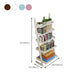 Modern Ladder Shelf Bookcase Rubberwood Bookshelf for Living Room Clearhalo 'Bookcases' 'furn' 'furn_bookcases' 'Furniture' 'Office Furniture' 6275640