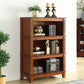 14" Wide Contemporary Shelf Vertical Closed Back Solid Wood Bookcase 24"L x 15"W x 45"H Cherry Clearhalo 'Bookcases' 'furn' 'furn_bookcases' 'Furniture' 'Office Furniture' 6275673