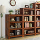 14" Wide Contemporary Shelf Vertical Closed Back Solid Wood Bookcase Clearhalo 'Bookcases' 'furn' 'furn_bookcases' 'Furniture' 'Office Furniture' 6275680
