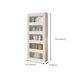 Wood Engineered Bookshelf Standard Contemporary Bookcase with Cabinets