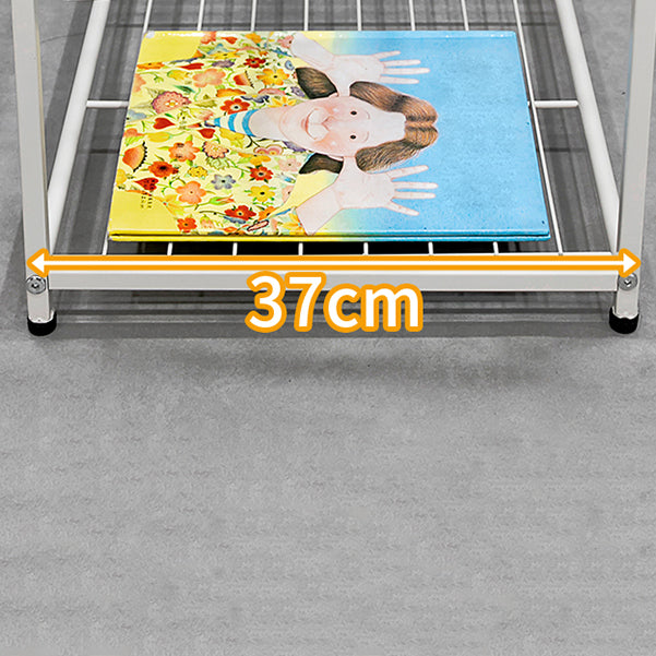 Contemporary Metal Bookshelf White Ladder Shelf Bookcase for Study Room Clearhalo 'Bookcases' 'furn' 'furn_bookcases' 'Furniture' 'Office Furniture' 6275708