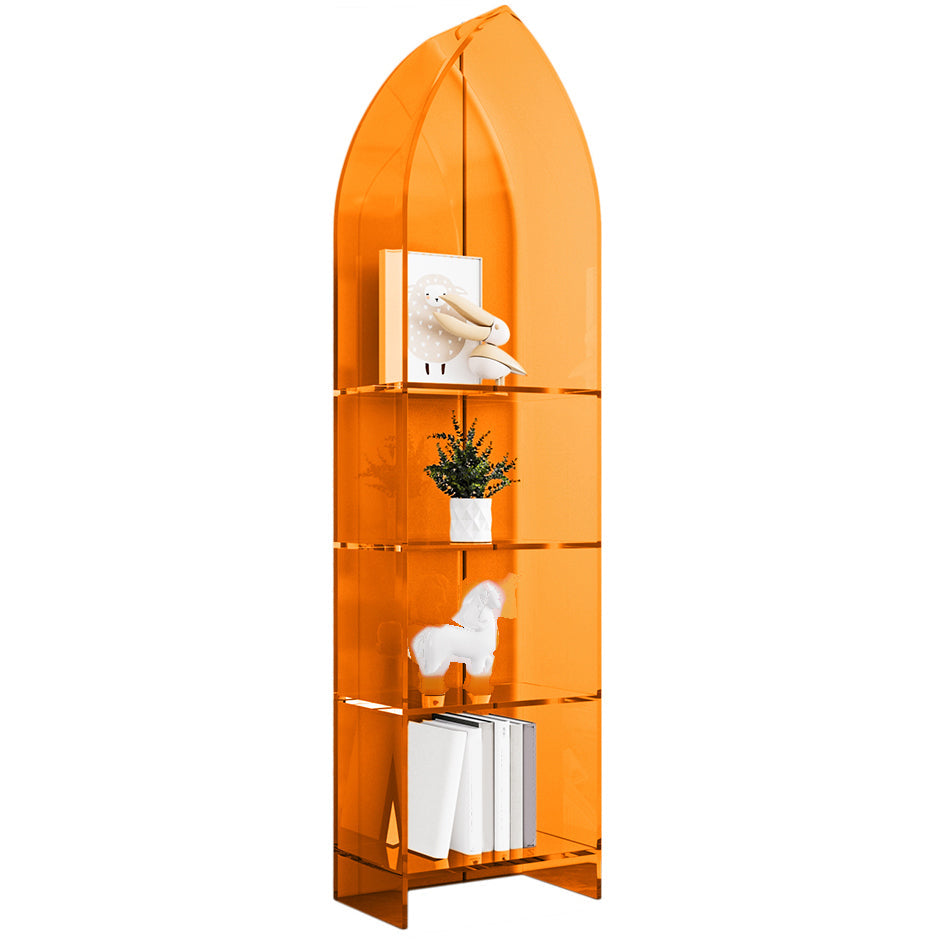 Bibliothèque d'étagère standard de bibliothèque acrylique glam pour la salle d'étude 9.8 "W