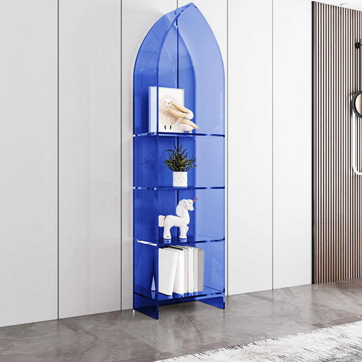 Bibliothèque d'étagère standard de bibliothèque acrylique glam pour la salle d'étude 9.8 "W