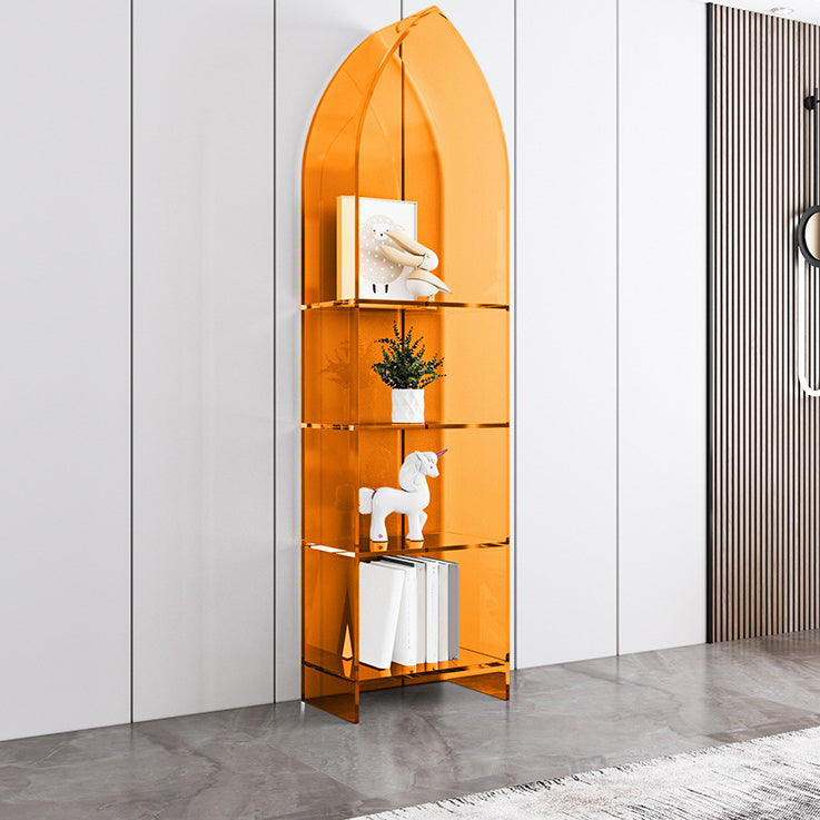 Bibliothèque d'étagère standard de bibliothèque acrylique glam pour la salle d'étude 9.8 "W