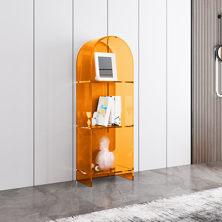 Bibliothèque d'étagère standard de bibliothèque acrylique glam pour la salle d'étude 9.8 "W