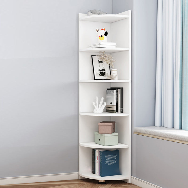 Moderno shelf -shelf -shelf -shelfcase libreria in legno ingegnerizzato con armadi