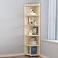 Moderno shelf -shelf -shelf -shelfcase libreria in legno ingegnerizzato con armadi