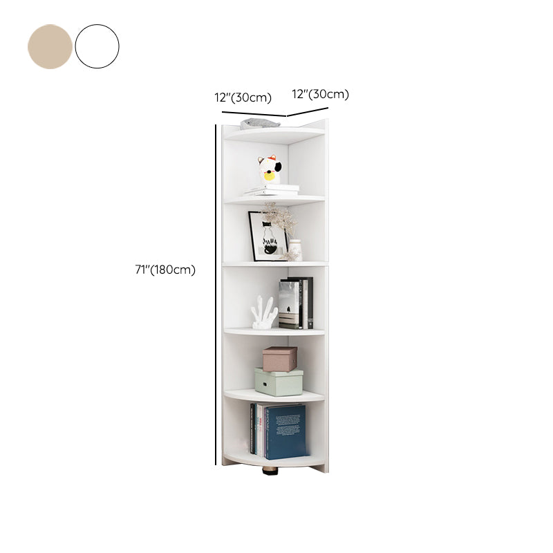 Moderno shelf -shelf -shelf -shelfcase libreria in legno ingegnerizzato con armadi