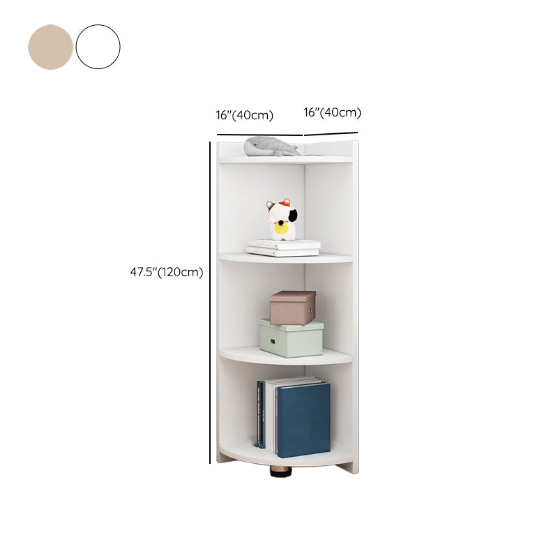 Moderno shelf -shelf -shelf -shelfcase libreria in legno ingegnerizzato con armadi