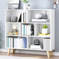 Closed Back Engineered Wood Shelf Bookcase Contemporary Bookshelf for Study Room 31.5"L x 9.4"W x 42.1"H White Cabinet Not Included Clearhalo 'Bookcases' 'furn' 'furn_bookcases' 'Furniture' 'Office Furniture' 6275906