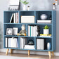 Closed Back Engineered Wood Shelf Bookcase Contemporary Bookshelf for Study Room 39.4"L x 9.4"W x 42.1"H Blue Cabinet Not Included Clearhalo 'Bookcases' 'furn' 'furn_bookcases' 'Furniture' 'Office Furniture' 6275907