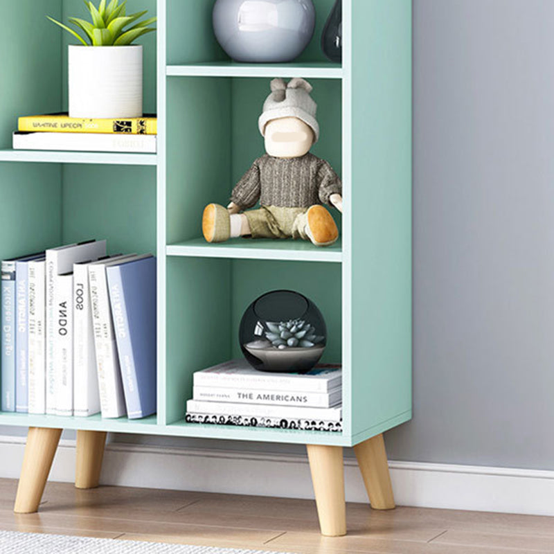 Closed Back Engineered Wood Shelf Bookcase Contemporary Bookshelf for Study Room Clearhalo 'Bookcases' 'furn' 'furn_bookcases' 'Furniture' 'Office Furniture' 6275908