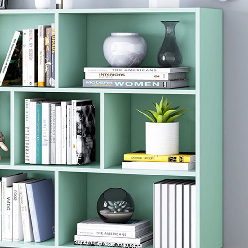 Closed Back Engineered Wood Shelf Bookcase Contemporary Bookshelf for Study Room Clearhalo 'Bookcases' 'furn' 'furn_bookcases' 'Furniture' 'Office Furniture' 6275909