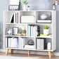 Closed Back Engineered Wood Shelf Bookcase Contemporary Bookshelf for Study Room 39.4"L x 9.4"W x 42.1"H White Cabinet Not Included Clearhalo 'Bookcases' 'furn' 'furn_bookcases' 'Furniture' 'Office Furniture' 6275912