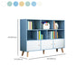 Closed Back Engineered Wood Shelf Bookcase Contemporary Bookshelf for Study Room Clearhalo 'Bookcases' 'furn' 'furn_bookcases' 'Furniture' 'Office Furniture' 6275927