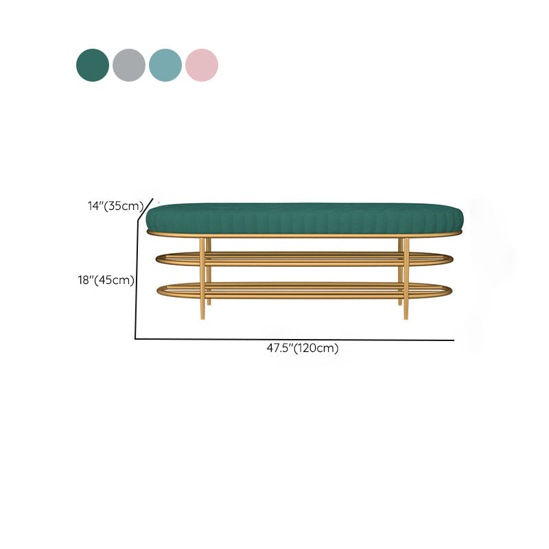 Modern Entryway Bench Cushioned Seating Bench with Shoe Storage Clearhalo 'Benches' 'Chairs & Seating' 'furn' 'furn_benches' 'Furniture' 'Living Room Furniture' 6275993