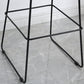 Contemporary Faux Leather Counter Stool Bar Height Bar Stool with Metal Legs