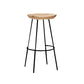 Tabouret de comptoir en bois massif contemporain tabouret de bar de salon