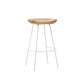 Tabouret de comptoir en bois massif contemporain tabouret de bar de salon