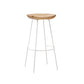 Tabouret de comptoir en bois massif contemporain tabouret de bar de salon