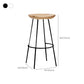 Tabouret de comptoir en bois massif contemporain tabouret de bar de salon