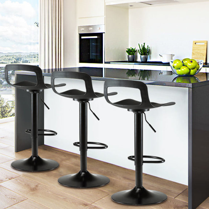 Contemporary Metal Bar Stool Backrest Adjustable Counter Stool Clearhalo 'Bar Furniture' 'Bar Stools' 'bar_stools' 'furn' 'furn_bar_stools' 'Furniture' 'Kitchen & Dining Furniture' 6276311