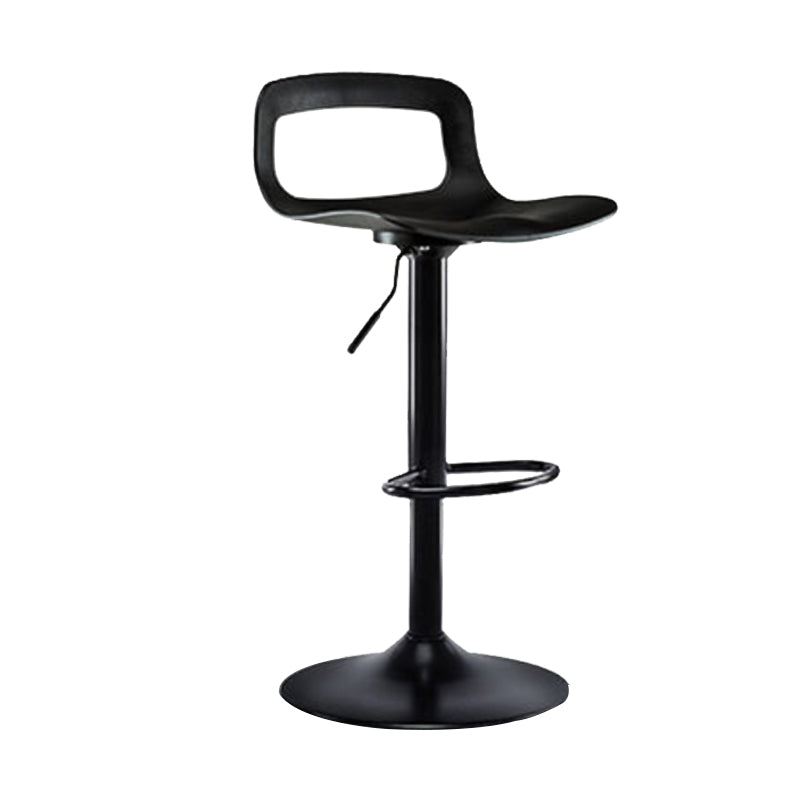 Contemporary Metal Bar Stool Backrest Adjustable Counter Stool Clearhalo 'Bar Furniture' 'Bar Stools' 'bar_stools' 'furn' 'furn_bar_stools' 'Furniture' 'Kitchen & Dining Furniture' 6276318