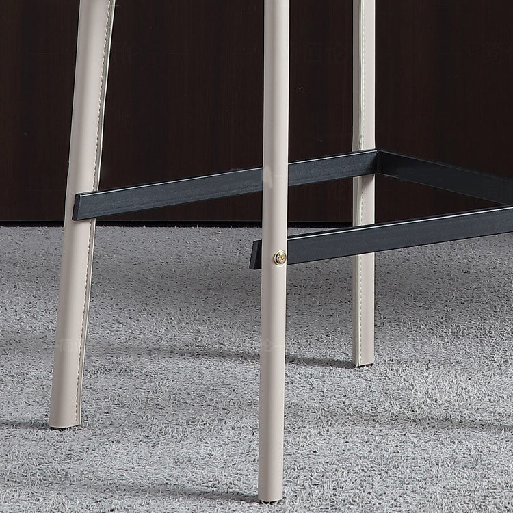 Contemporary Metal Base Bar Stool Armless Low Back Counter Stool Clearhalo 'Bar Furniture' 'Bar Stools' 'bar_stools' 'furn' 'furn_bar_stools' 'Furniture' 'Kitchen & Dining Furniture' 6276375