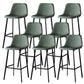 Contemporary Counter Stool Faux Leather Living Room Bar Stool with Metal Legs Green 8 Piece Set Bar Stool(30"H) Clearhalo 'Bar Furniture' 'Bar Stools' 'bar_stools' 'furn' 'furn_bar_stools' 'Furniture' 'Kitchen & Dining Furniture' 6276469