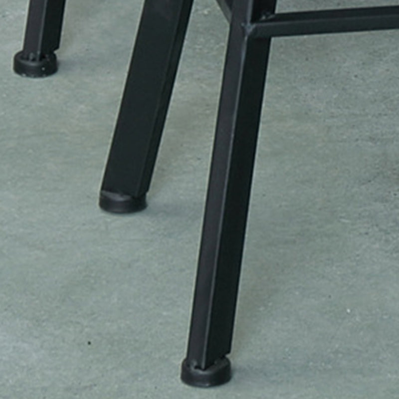 Sgabello da bar senza backless rotondo in stile moderno per soggiorno