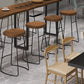 Modern Style Counter Stool Saddle Seat Backless Bar Stool for Indoor