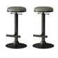Industrial Armless Counter Stool Adjustable Bar Stool with Metal Base Grey Backless 2 Piece Set Clearhalo 'Bar Furniture' 'Bar Stools' 'bar_stools' 'furn' 'furn_bar_stools' 'Furniture' 'Kitchen & Dining Furniture' 6276664
