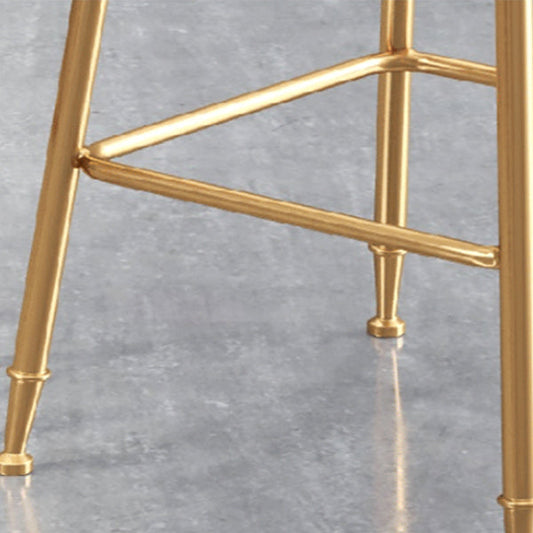 Tabouret de comptoir rembourré de style glamour