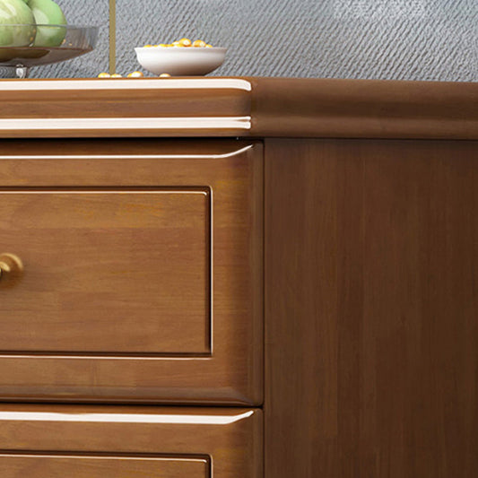 Modern Storage Chest Solid Wood Storage Chest Dresser with 4/5 Drawers