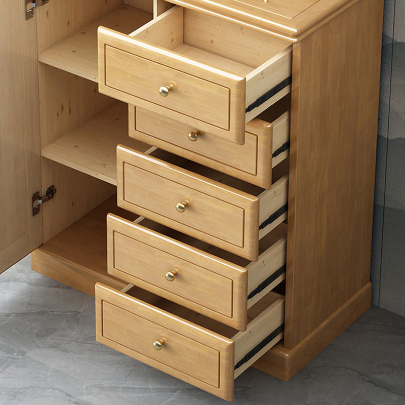 Cassettiera moderna in legno massello con 4/5 cassetti