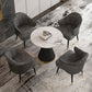 Metal Base Table Glam Style Sintered Stone Dining Table for Home Use Clearhalo 'Dining Tables & Seating' 'Dining Tables' 'dining_table' 'furn' 'furn_dining_table' 'Furniture' 'Kitchen & Dining Furniture' 6277158