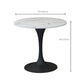 Glam Metal Dinette Table Gesinterde stenen eettafel voor thuisgebruik