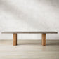 Rectangle Double Pedestal Dining Table Modern Wood Base Table for Kitchen 98.4"L x 39.4"W x 29.5"H Without Chairs Clearhalo 'Dining Tables & Seating' 'Dining Tables' 'dining_table' 'furn' 'furn_dining_table' 'Furniture' 'Kitchen & Dining Furniture' 6277198