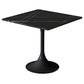 Moderne eettafel van gesinterd steen, ronde eettafel voor de keuken