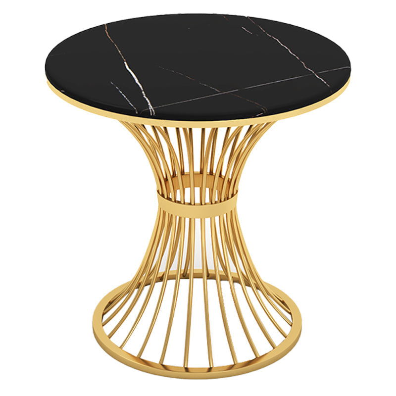 Glam Faux Marble Dining Table Metal Dining Table for Home Use Clearhalo 'Dining Tables & Seating' 'Dining Tables' 'dining_table' 'furn' 'furn_dining_table' 'Furniture' 'Kitchen & Dining Furniture' 6277223