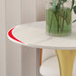 Glam Sintered Stone Dining Table Metal Dining Table for Home Use Clearhalo 'Dining Tables & Seating' 'Dining Tables' 'dining_table' 'furn' 'furn_dining_table' 'Furniture' 'Kitchen & Dining Furniture' 6277233
